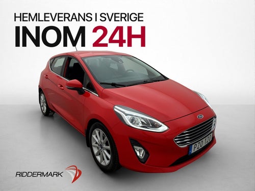 Ford Fiesta 1.0 100hk Titanium Värmare Adaptiv-Fart