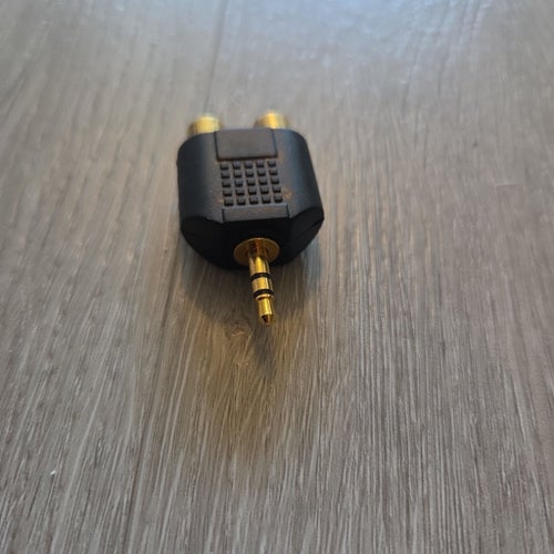 3.5mm hane till 2x RCA hona adapter