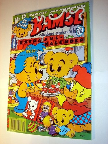 BAMSE 1999 12 (svensk) NY OLÄST EXTRATJOCKT m JULKALENDER