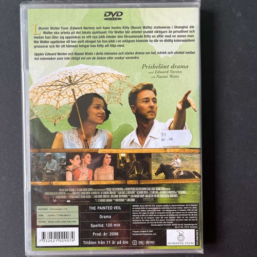 KÄRLEKENS SLÖJA. DVD DRAMA -06. INPLASTAD