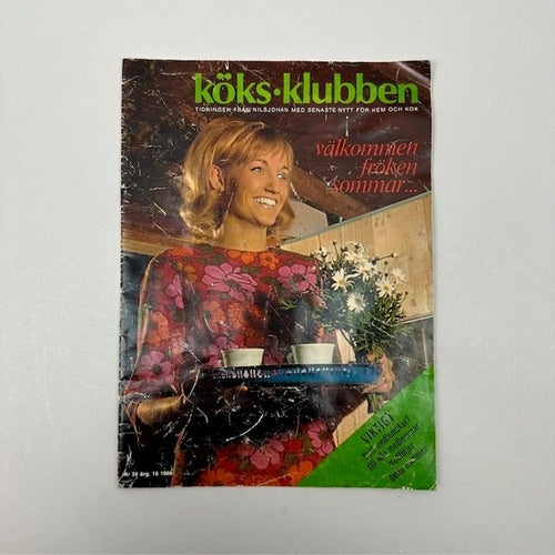 Tidning "Köksklubben" Nilsjohan 1968.