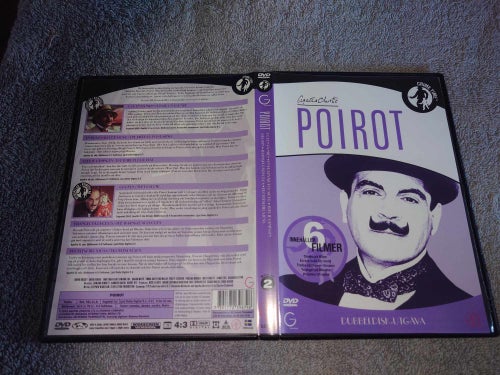 Poirot Box 2 (2-disc, 6 filmer), Döden på Nilen, Gropen, Triangel på Rhodos m fl