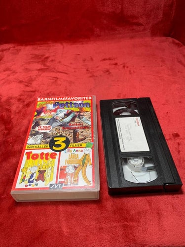 Barnfilmsfavoriter x3, VHS! (Svensksåld)
