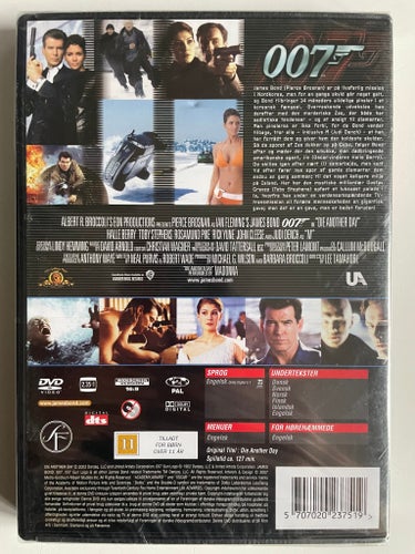Die Another Day (James Bond 007) DVD Fabriksforseglet