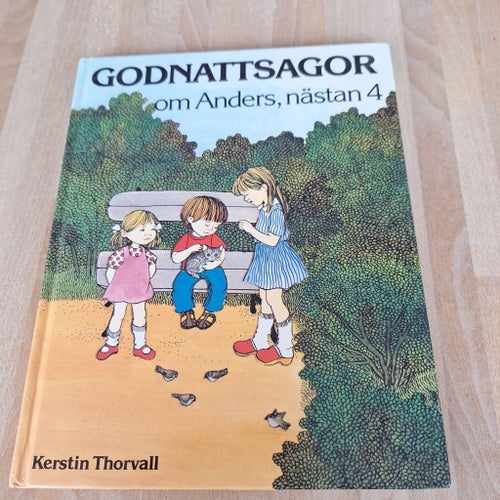 Godnattsagor om Anders, nästan 4 av Kerstin Thorvall, 1974