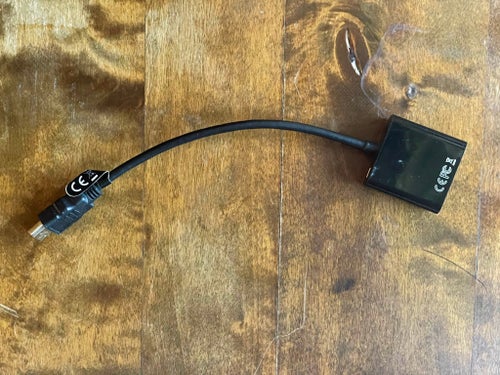 HDMI till VGA-adapter med ljud och Micro USB