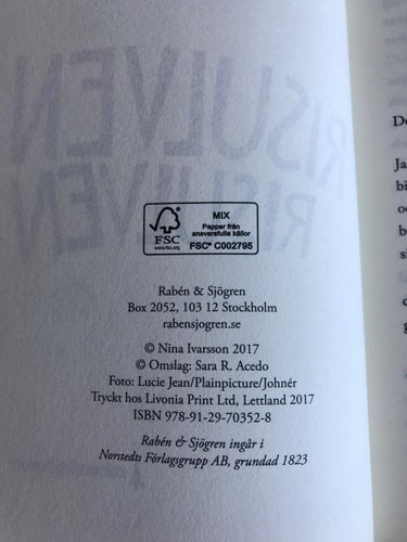 RISULVEN RISULVEN Nina Ivarsson 2017