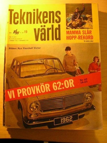 TEKNIKENS VÄRLD NR 19 1961 TEST: FIAT 1500