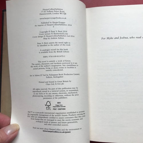 MESSENGER'S LEGACY Peter V. Brett 2014