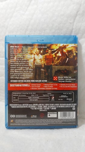 A good Day to die hard Blu-Ray (Norsk utgåva) (Obs! Ej Svensk text)