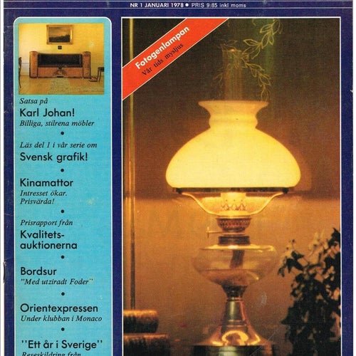 Nya ANTIK & AUKTION 1978 Nr 1, 2, 4-12 - 10 av 11 tidningqr