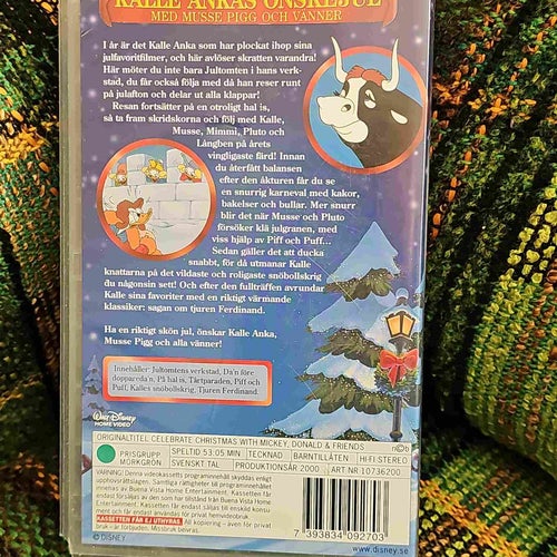 Kalle Ankas Önske Jul Med Musse Pigg Och Hans Vänner VHS