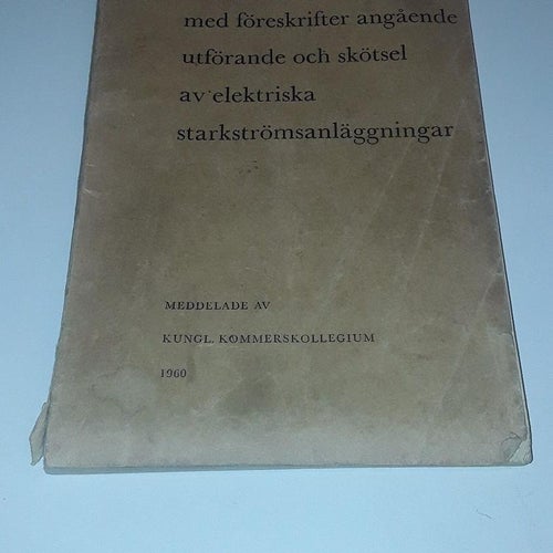 Kungörelse med föreskrifter angående utförande och skötsel