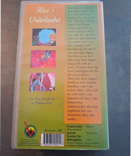 Alice I Underlandet - VHS