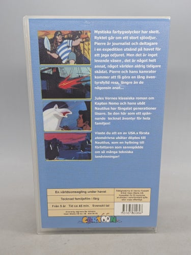 En världsomsegling under havet - Svenskt tal - VHS