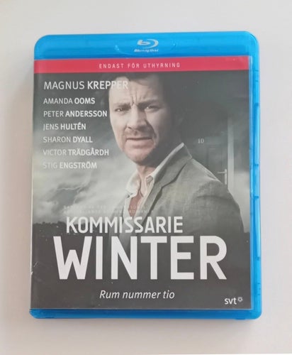 Kommissarie Winter: Rum Nummer Tio Blu-ray / Svensk Miniserie / Fint Skick / OOP