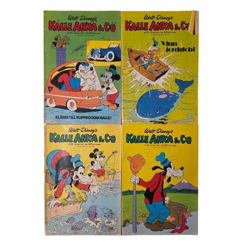 Kalle Anka & Co Serietidningar - 12 st 1975
