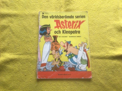 Asterix, Nr 1,2,9,10,11 & 12, 70-tal, Skick PR/FR