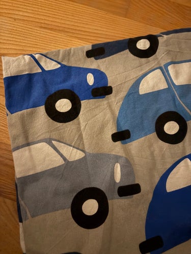 Påslakan med bilar ingår ej örngott