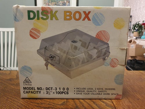 Delta Diskettbox för 3,5" disketter, modell DCT-3 100
