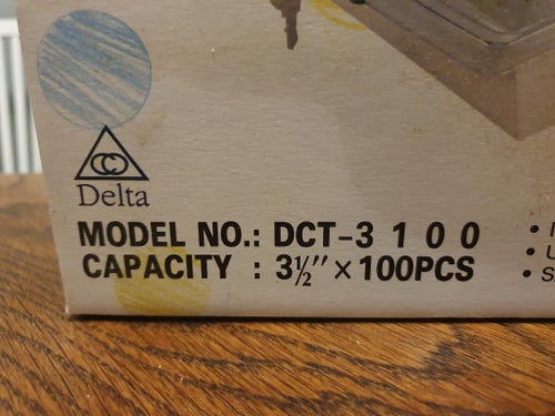 Delta Diskettbox för 3,5" disketter, modell DCT-3 100