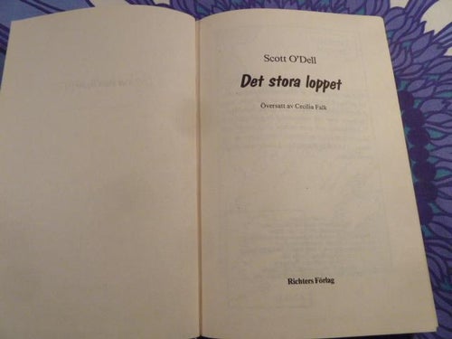 DET STORA LOPPET, S. O'DELL, 1991,  POCKET, BÖCKER