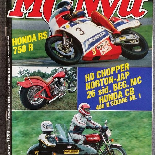 MC-Nytt 5 1985: Yamaha FZ 750, beg Yamaha XJ 400, beg Honda CB 500