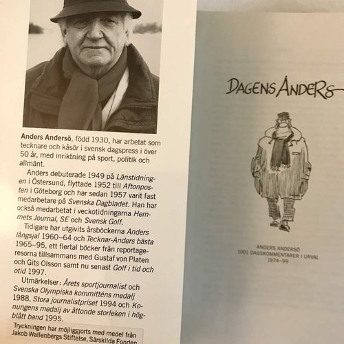 DAGENS ANDERS Anders Andersö 1001 dagskommentarer i urval 1974-99