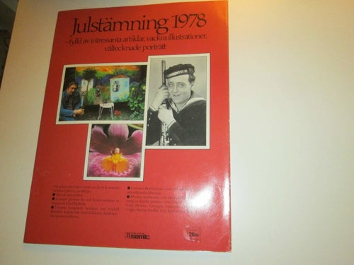 JULSTÄMNING 1978 + 2 PLANSCHER I FINT SKICK