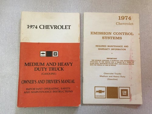 1974 Chevrolet Medium & Heavy Duty Truck Owner's & Driver's Manual