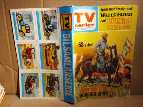 TV-serier 1964 nr 9 Wells Fargo och Djungel Patrullen
