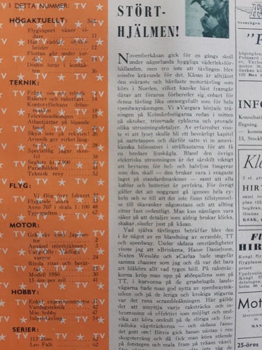 Teknikens Värld nr 24-25 1949: Bilnyheter 1950, teknik, flyg, motor, hobby