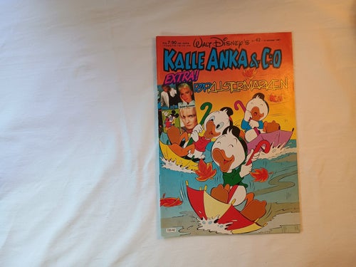 Kalle Anka & co - 1987 nr 42 - Bilaga: Pop Klistermärken Annie Lennox