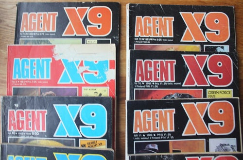 Blandat Agent X9 10 st 1980-1987