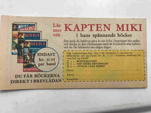 Prärieserier 1962:41 Arkivex!