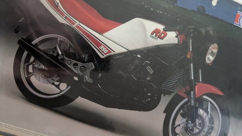 Yamaha RD350F Broschyr