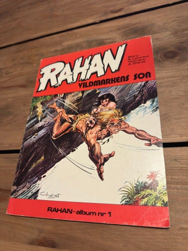 Rahan - Vildmarkens Son - Album Nr. 1 - VINTAGE 1970-talet COMIC