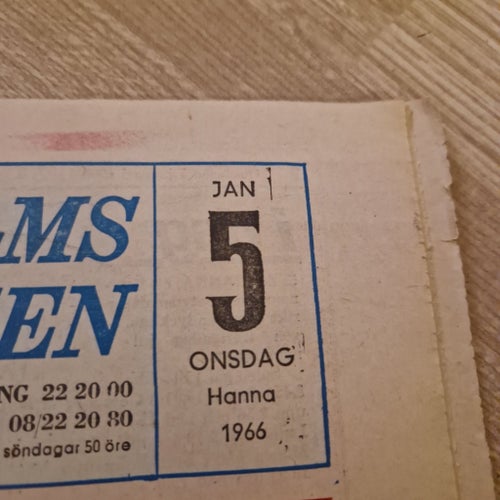 Stockholms-Tidningen från 1966