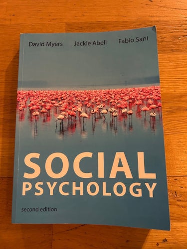 Social Psychology av David Myers, Jackie Abell och Fabio Sani