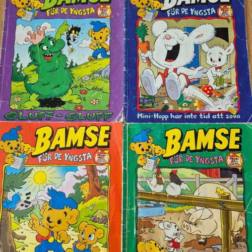 Bamse för de yngsta 4 st.