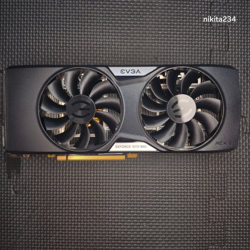 Sällsynt EVGA GeForce GTX 960 SSC (ACX 2.0+) – Nästintill nyskick!