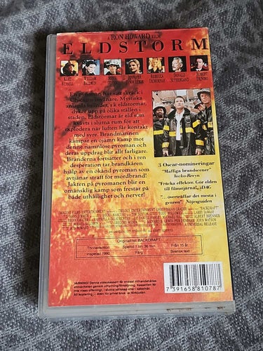 Eldstorm - Kurt Russel, William Baldwin, Rebecca DeMornay VHS