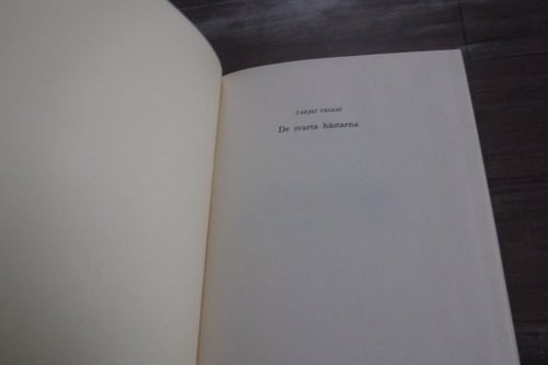 De svarta hästarna författare Tarjei Vesaas