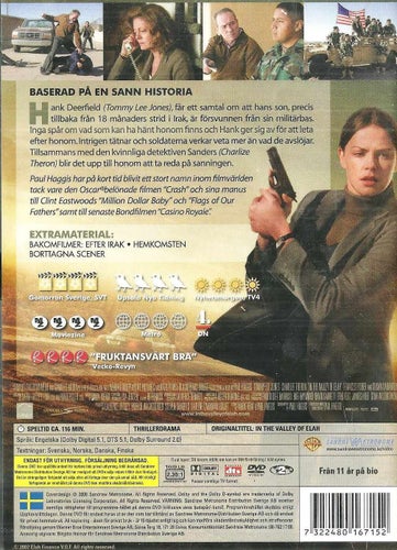 IN THE VALLEY OF ELAH ( Saknad efter strid ) med Tommy Lee Jones