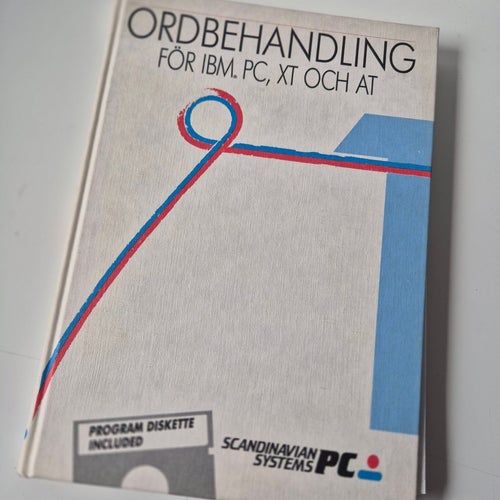 Ordbehandling för IBM PC, XT och AT, Scandinavian PC Systems AB, 1985