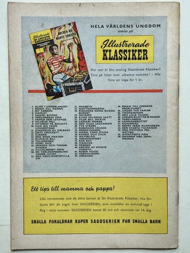 Ill Klassiker - 53. Den svarta tulpanen. FN+