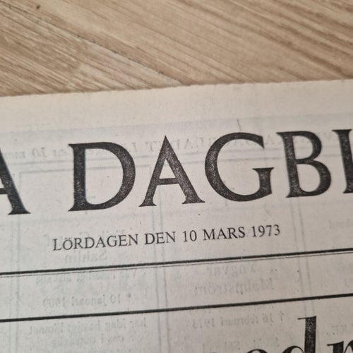 Svenska Dagbladet Lördagen den 10 Mars 1973