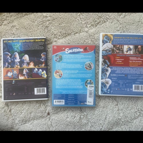 Smurfarna - 3 DVD-filmer