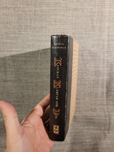Klockan klämtar för dig av Ernest Hemingway, 1952