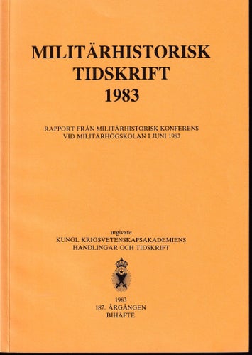 Militärhistorisk Tidskrift 1983